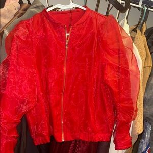 Red Sheer Women's Jacket